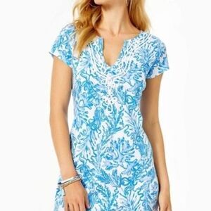 Lilly Pulitzer Blue and White Brewster Dress